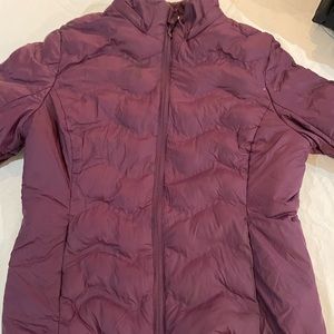 woman jacket , detachable hood , puffer